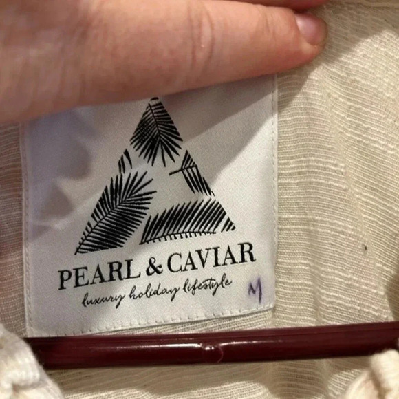 Pearl and Caviar Gauze Dress Resortwear‎ size S/M small medium - Picture 8 of 12